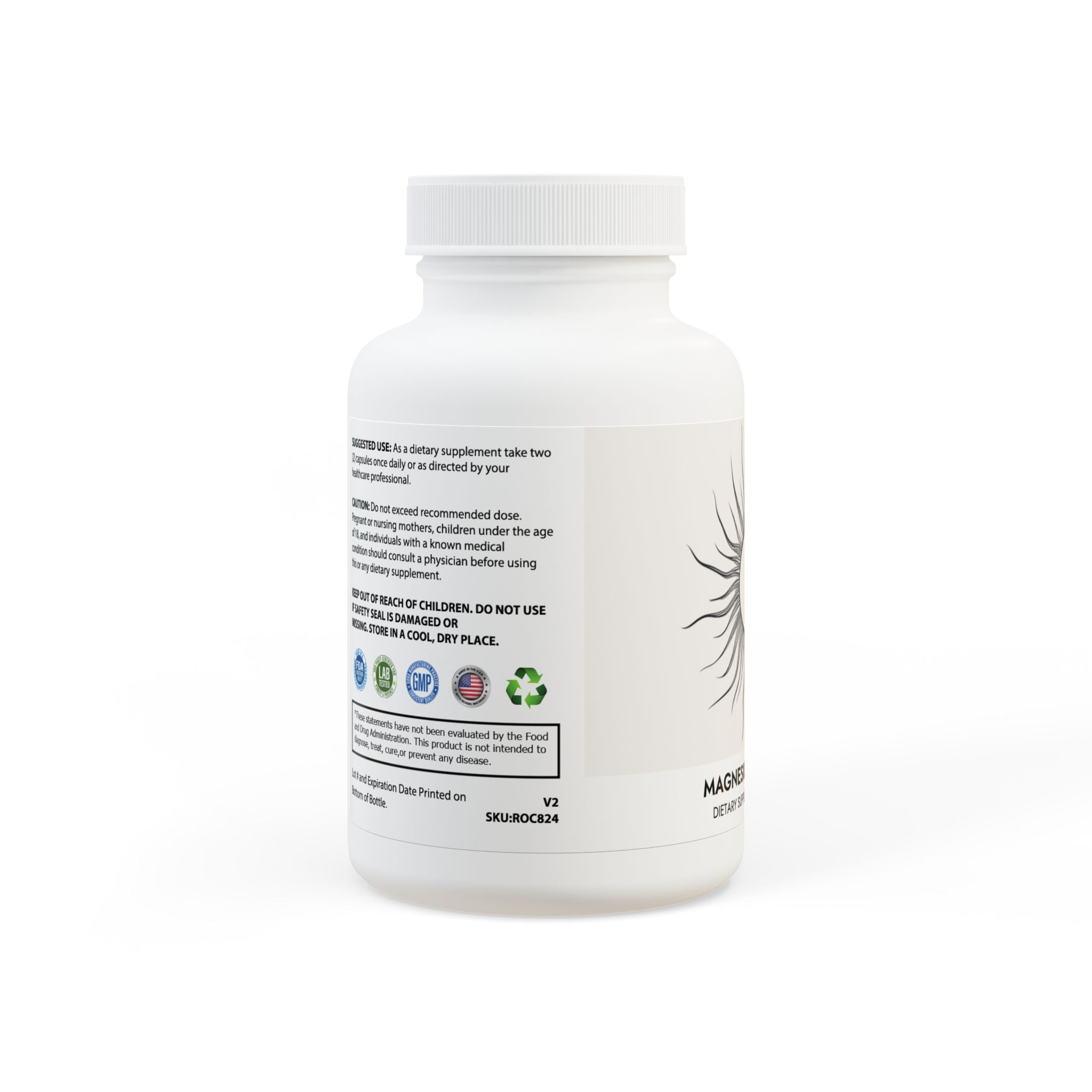 Haze Magnesium Glycinate Supplement (60 Capsules)