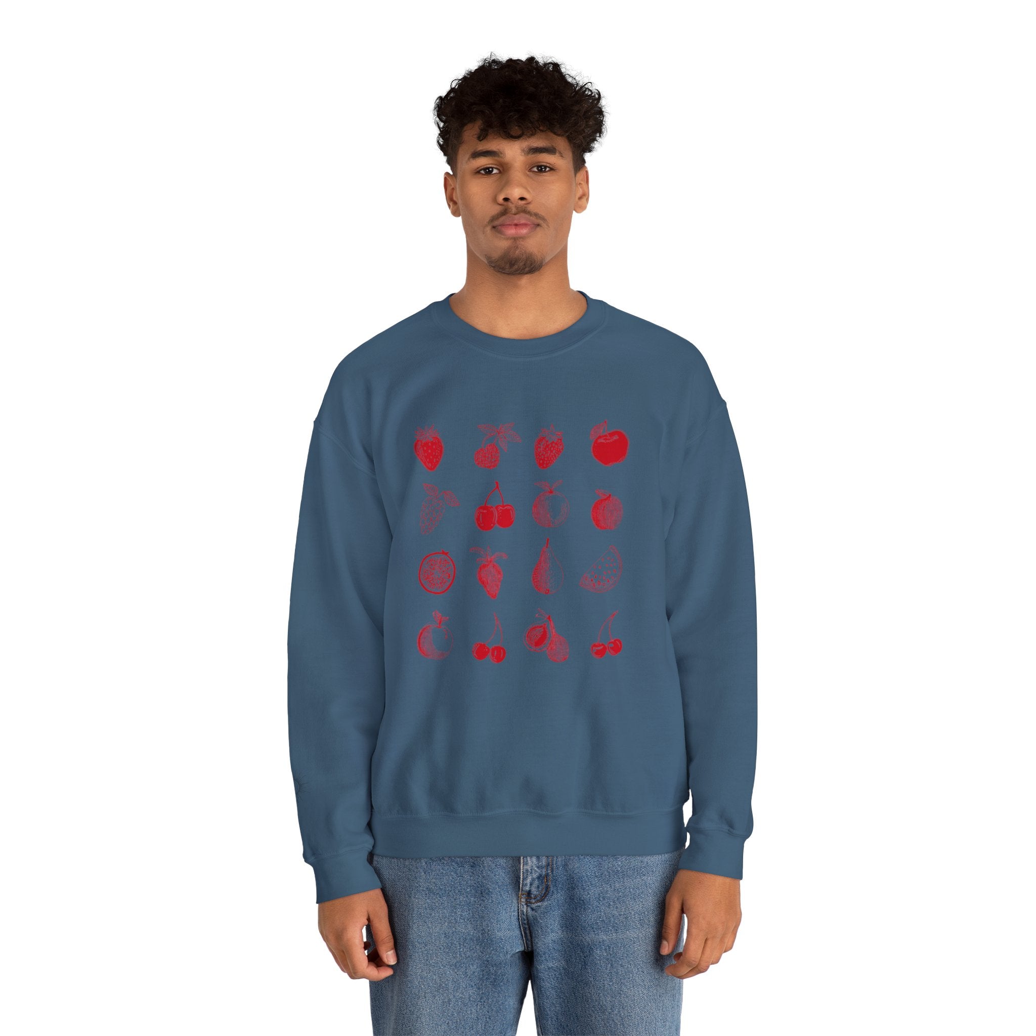 Red Single Haze Sweatshirt
