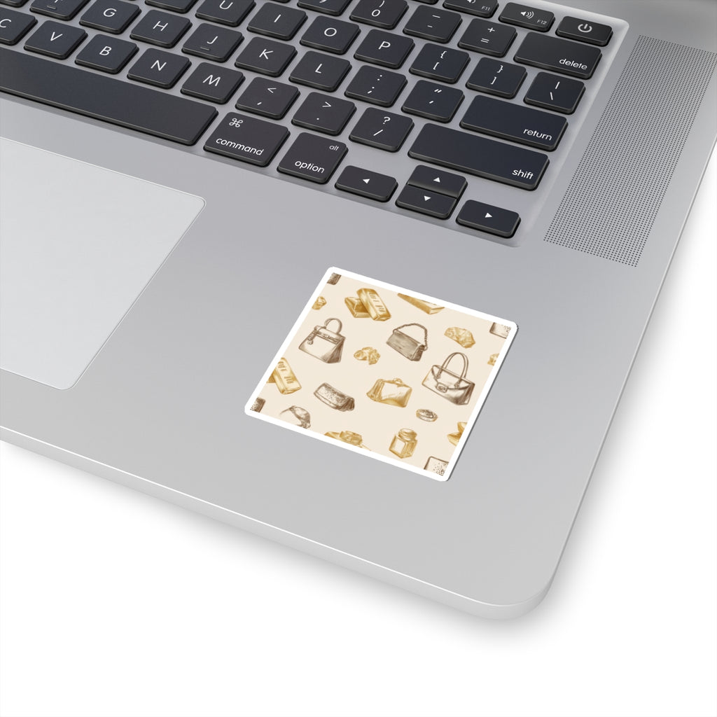 Gold Single Haze Stickers