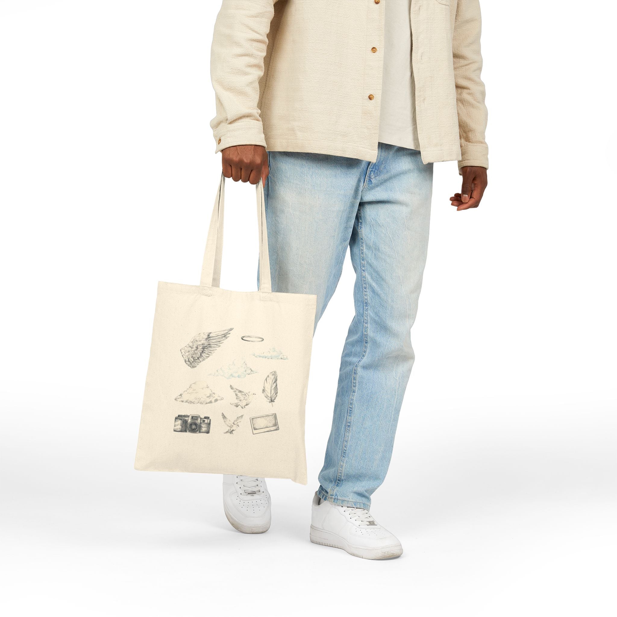 Broken Wings Single Haze Tote Bag
