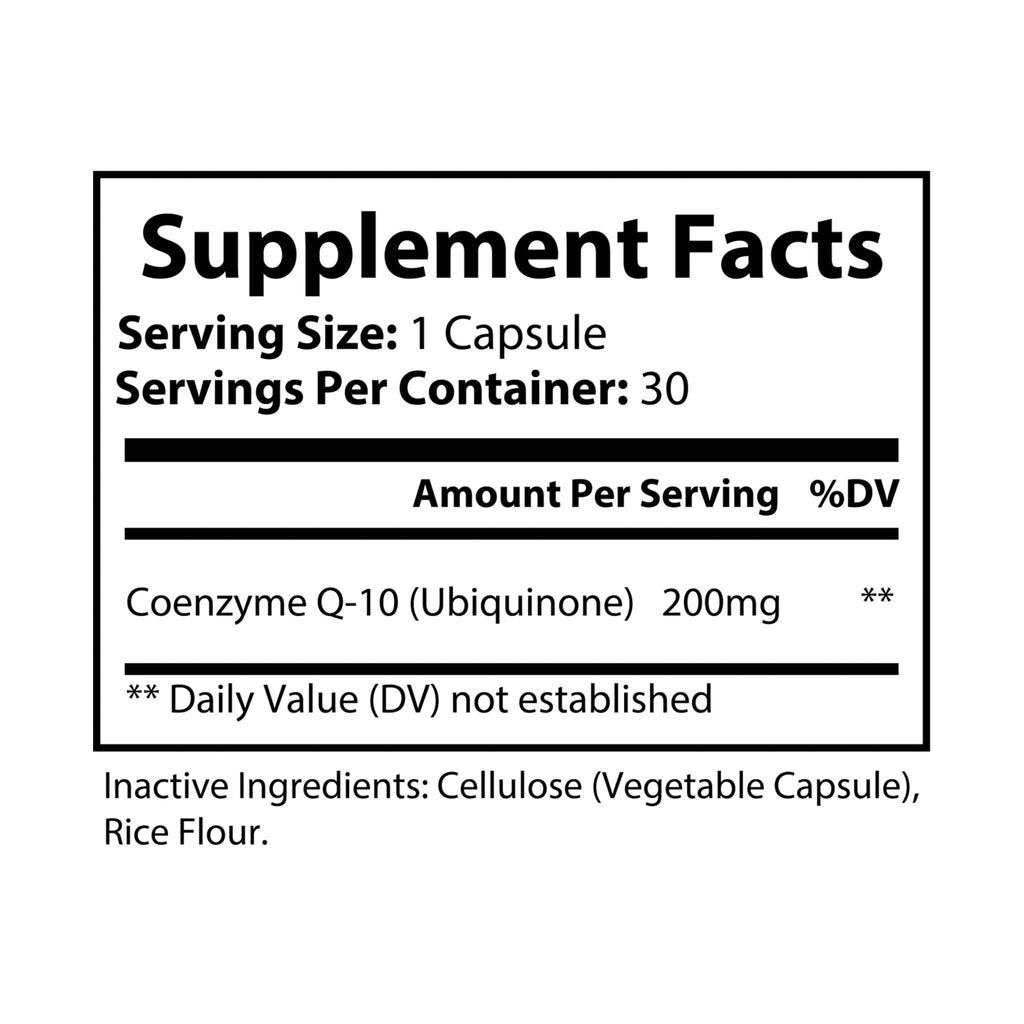 Haze CoQ10 (Ubiquinone) Supplement (30 Capsules)