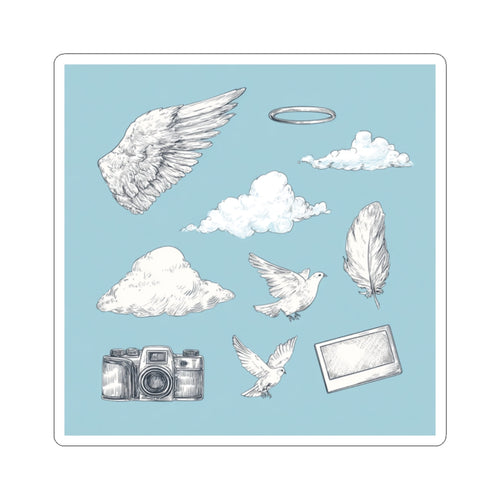 Broken Wings Single Haze Stickers
