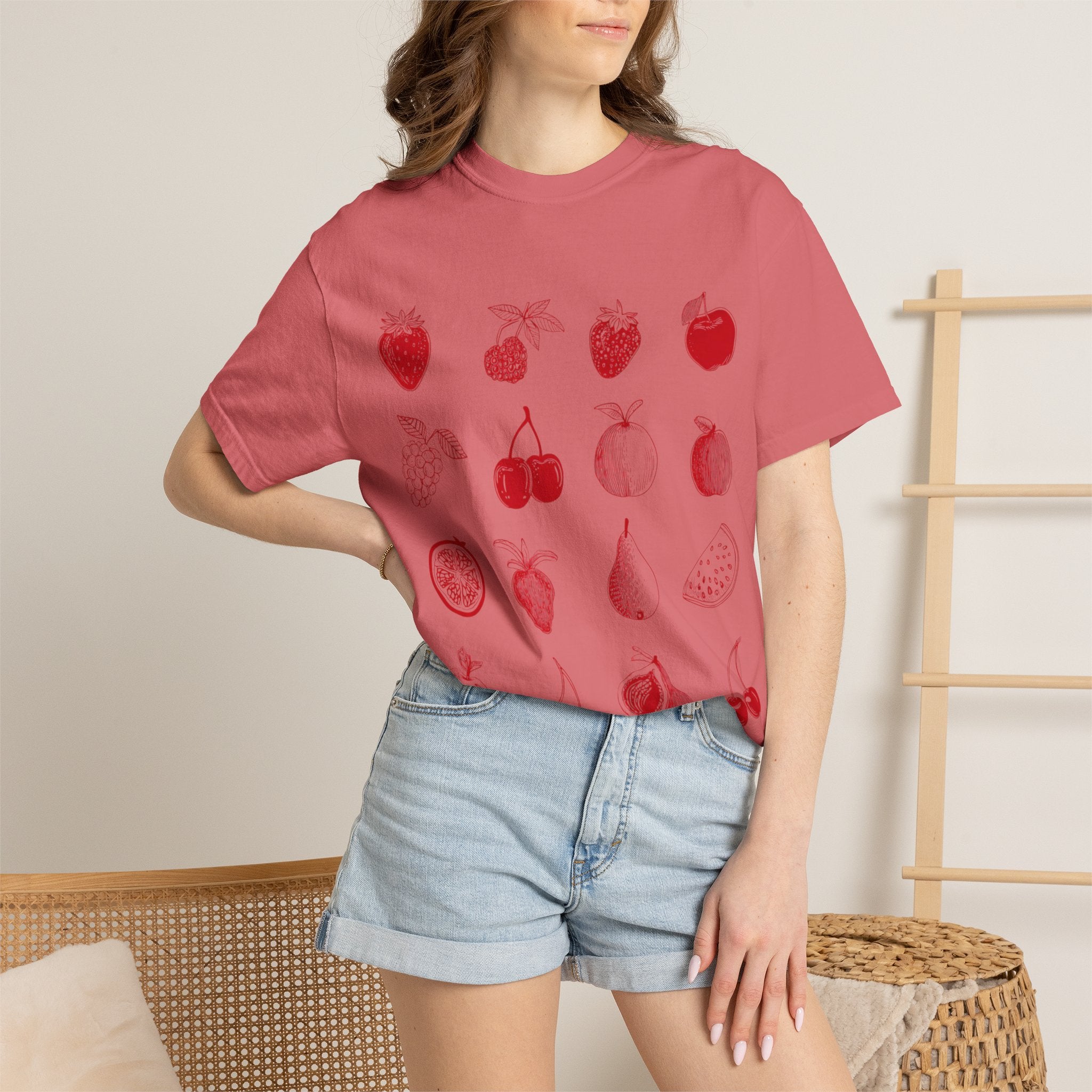 Red Single Haze T-shirt