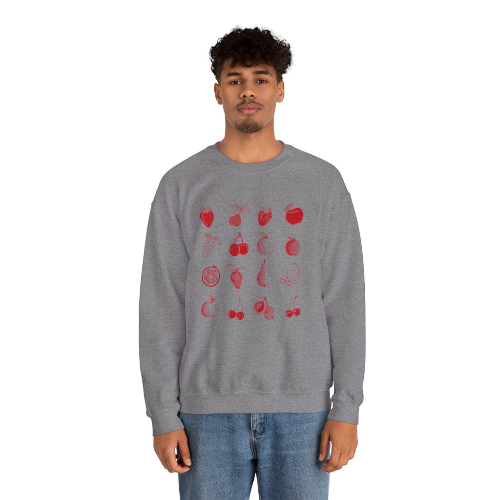Red Single Haze Sweatshirt