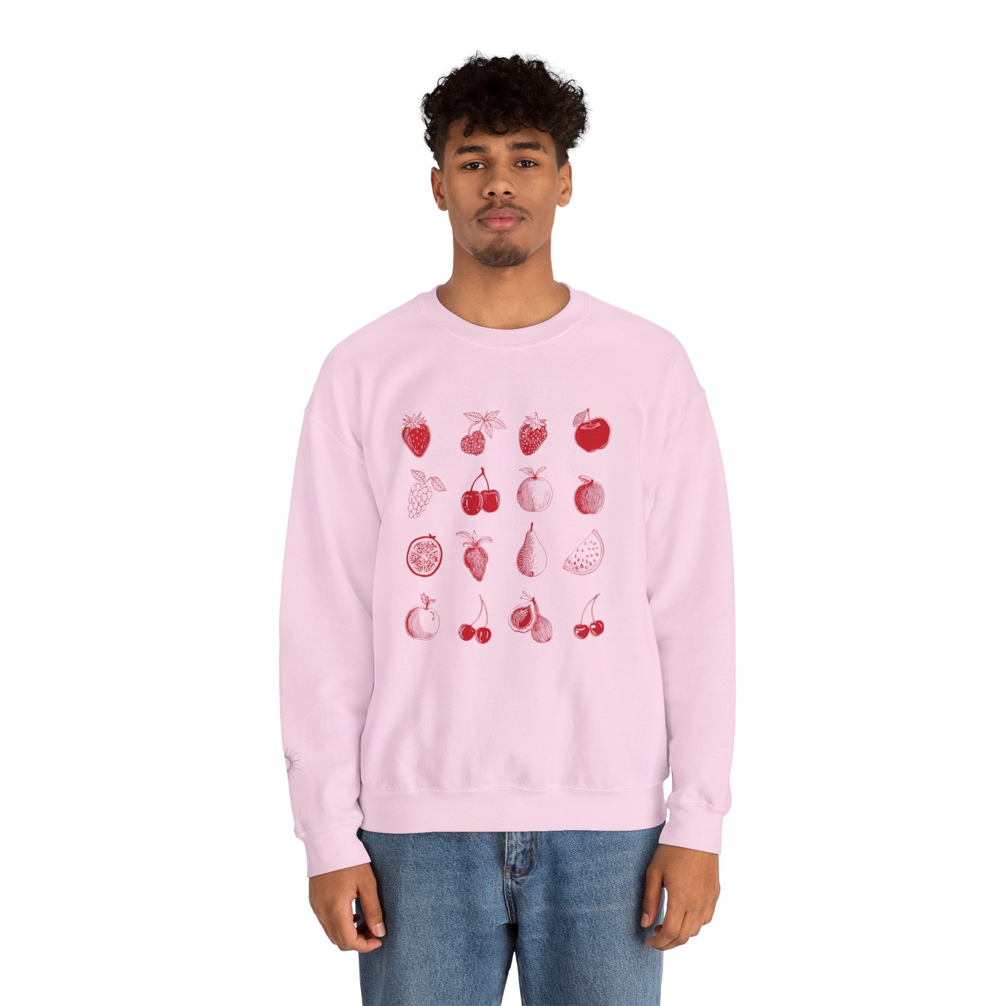 Red Single Haze Sweatshirt