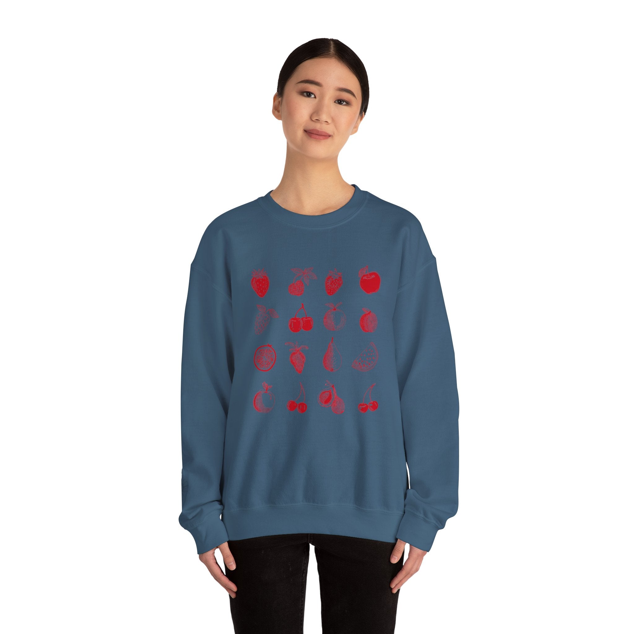 Red Single Haze Sweatshirt