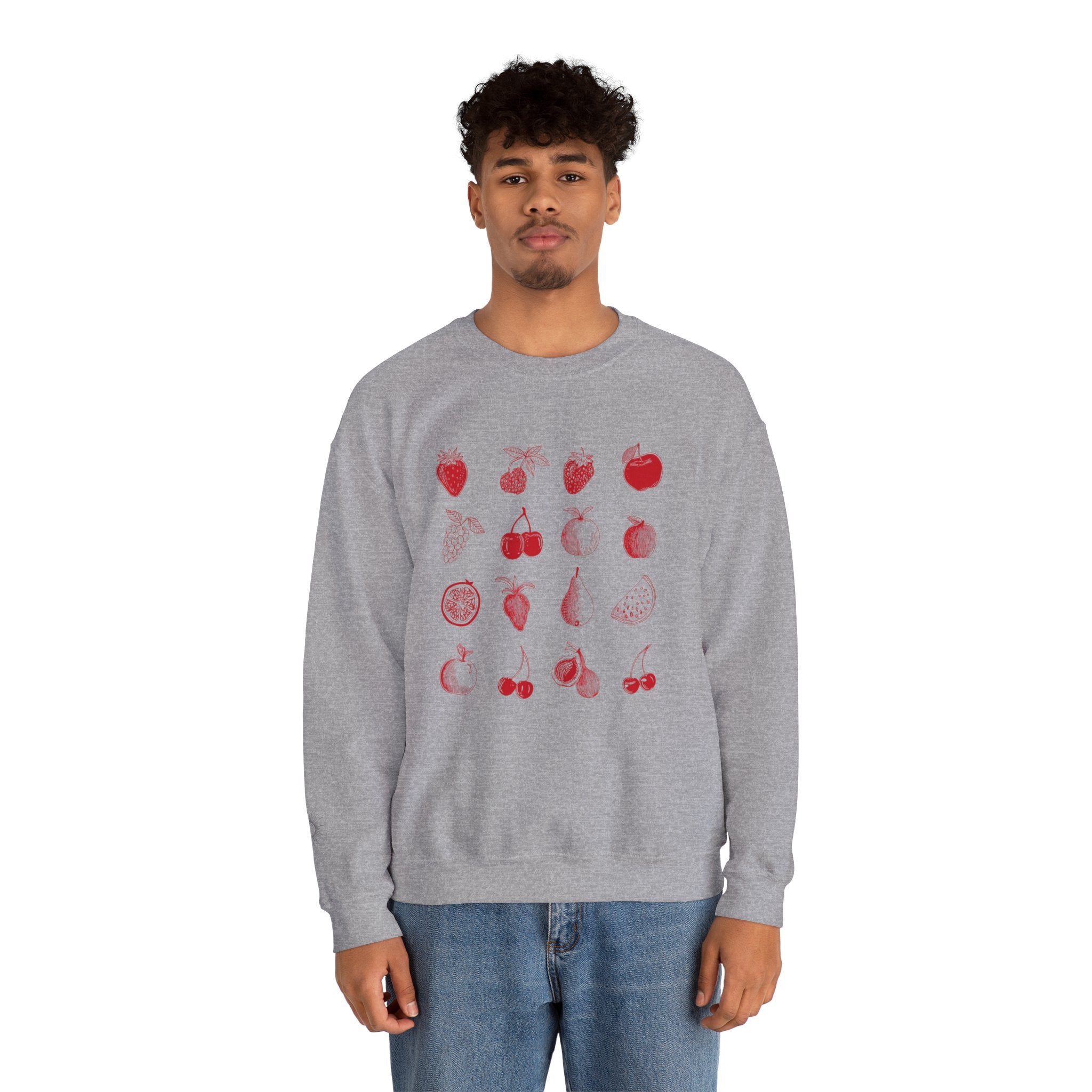Red Single Haze Sweatshirt